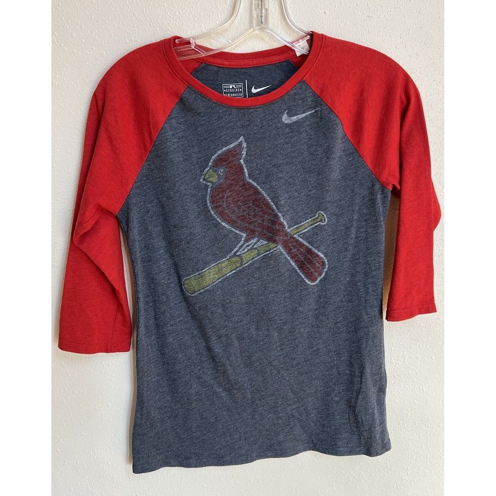 The Nike Tee St. Louis Cardinals Tri-Blend Red Shirt ~ Women's XS ~ MLB Baseball